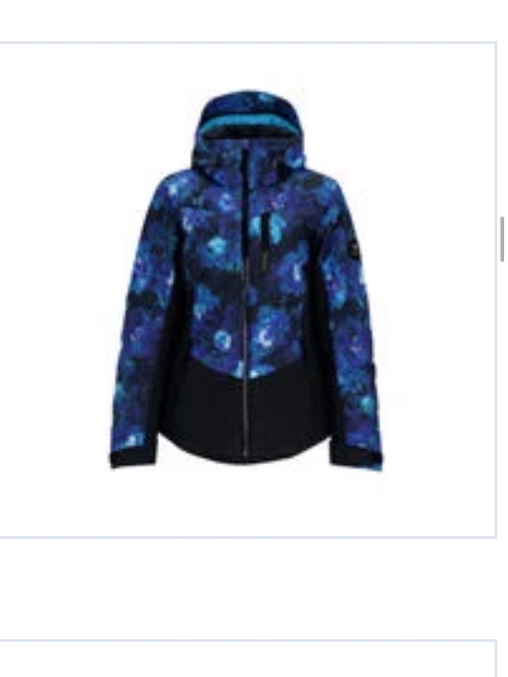 Obermeyer Women's Size 6 Cosima Down Jacket Red Black Ski Snowboard NWT - Picture 1 of 1